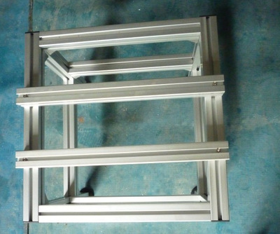 鋁及鋁合金設備支架與5050工業鋁型材車間工作臺 上海悅昕鋁制品業務部的專業制造